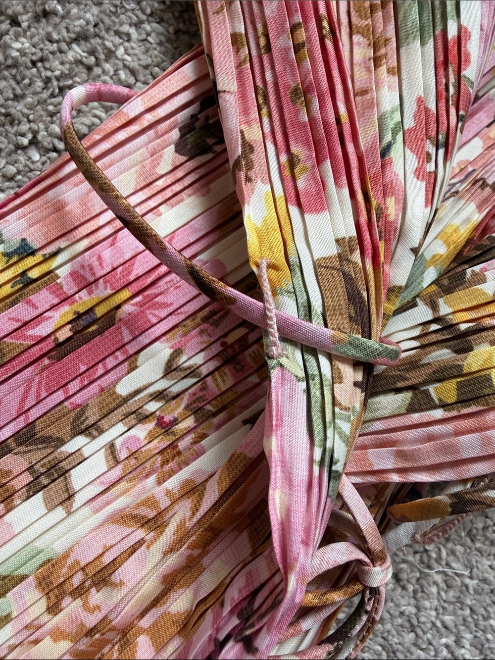 Zimmermann Golden Pleated floral slip dress, size 3, NWT - Picture 12 of 16